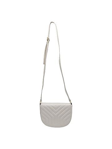Saint Laurent Saint Laurent Joan Quilted Shoulder Bag in White Calf Leather (view 1)