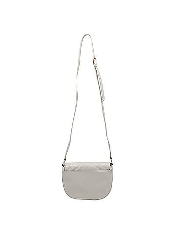 Saint Laurent Saint Laurent Joan Quilted Shoulder Bag in White Calf Leather (view 2)