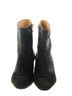 Margot 100% Leather Black Ankle Boots Size 7 1/2 - photo 2