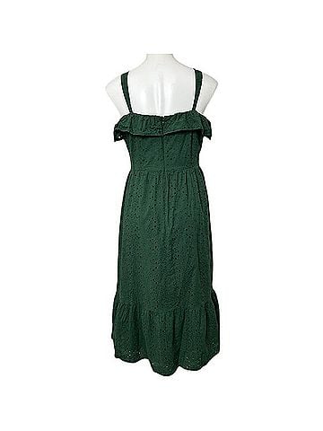 Ann Taylor LOFT Eyelet Dress Casual Dress (view 2)