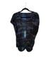 Lucky Brand Solid Blue Short Sleeve Blouse Size L - photo 1