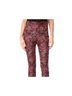 IRO 100% Polyester Floral Burgundy Black White Casual Pants Size 4 - photo 2