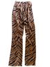 Zara Animal Print Brown Black Casual Pants Size XS - photo 2