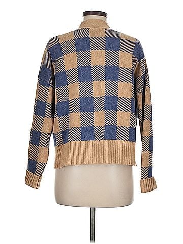 Madewell Madewell Bayberry Cardigan Sweater in Buffalo Check (view 2)