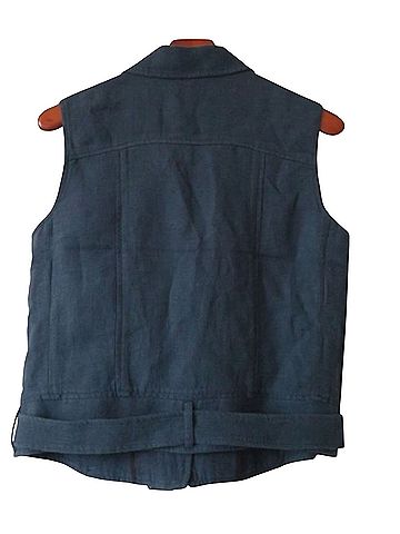 Elizabeth and James Denim Vest (view 2)
