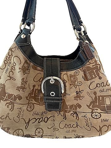 Coach Soho Lynn Leather Hobo (view 1)