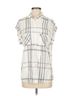 Rails 100% Rayon Ivory Rails Short Sleeve Blouse Size S - photo 1