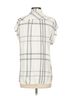 Rails 100% Rayon Ivory Rails Short Sleeve Blouse Size S - photo 2