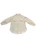 First Love White Ivory Long Sleeve Button-Down Shirt Size M - photo 1