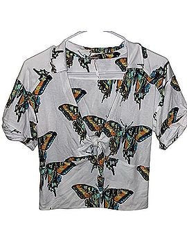 Free People butterfly tie front top Short Sleeve Polo (view 1)
