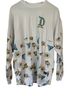 Disney Print White Multi Color Long Sleeve Top Size L - photo 2