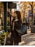 Coach 2015 Coach Pleat Tote, Style F34680 Leather Shoulder Bag - photo 8