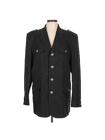 Successo Classic Black Military Field Jacket Jacket (view 2)