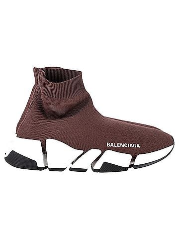 Balenciaga Balenciaga Speed 2.0 Sneakers in Brown Polyester (view 1)