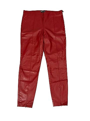 Zara Faux Leather Pants (view 1)