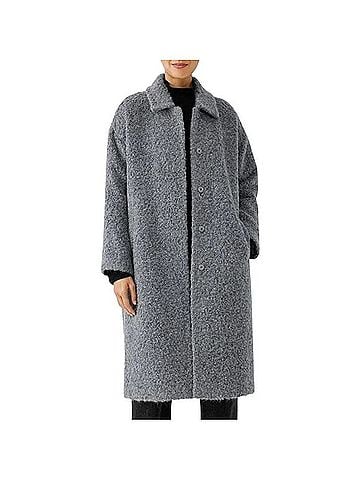 Eileen Fisher Alpaca Boucle Classic Collar Coat Coat (view 1)
