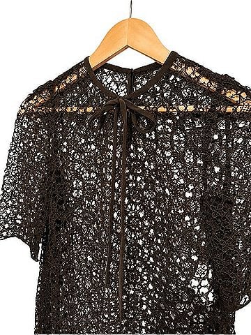Dolce Vita 3/4 Sleeve Silk Top (view 2)