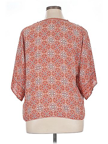 Max Studio Max Studio 3/4 Sleeve Blouse (view 2)