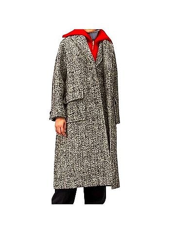 Tory Burch Oversized Tweed Coat Coat (view 1)