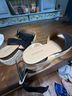 SODA Black Tan Wedges Size 8 - photo 3