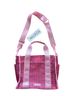 Wildfox Checkered-gingham Pink Tote One size - photo 1