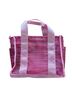 Wildfox Checkered-gingham Pink Tote One size - photo 2