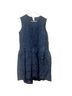 CO 61% Polyester 23% Silk 16% Polyamide 100% Acetate Floral Blue Casual Dress Size S - photo 1