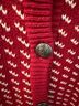 L.L.Bean Print Red Cardigan Size L - photo 5