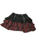 Hot Topic 80% Polyester 20% Rayon 100% Nylon Plaid Black Red Casual Skirt Size S - photo 1