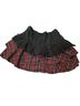 Hot Topic 80% Polyester 20% Rayon 100% Nylon Plaid Black Red Casual Skirt Size S - photo 2