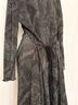 Connected Apparel 100% Polyester Polka Dots Black White Cocktail Dress Size 12 - photo 3