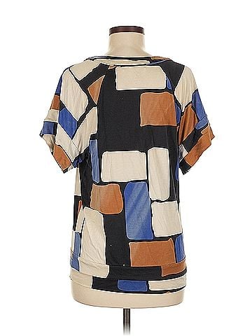 Diane von Furstenberg Diane Von Furstenberg Short Sleeve Silk Top (view 2)