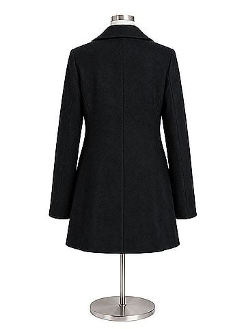 Calvin Klein Calvin Klein Black Wool Jacket Size M Wool Coat (view 2)