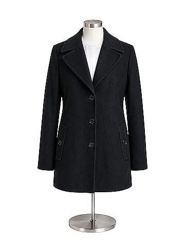 Calvin Klein Calvin Klein Black Wool Jacket Size M Wool Coat (view 1)