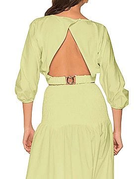 Aureta Studio x Anthropologie Maia Top Long Sleeve Blouse (view 1)
