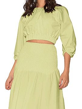 Aureta Studio x Anthropologie Maia Top Long Sleeve Blouse (view 2)