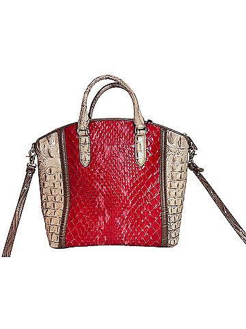 Brahmin Large Duxbury Leather Satchel (view 2)