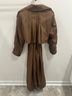 J. Gallery 100% Polyester Brown Trenchcoat Size 9 - photo 4