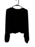 Lulus Black Short Sleeve Blouse Size S - photo 2