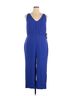 Leith 100% Rayon Blue Leith Jumpsuit Size 1X - photo 1