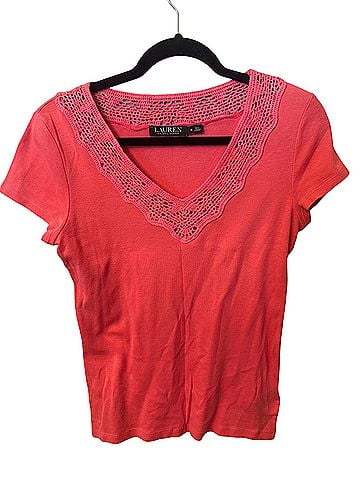 Lauren by Ralph Lauren Short Sleeve Blouse (view 1)