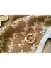 Michael Kors Print Brown White Short Sleeve Button-Down Shirt Size M - photo 4