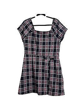 madden nyc Junior Sweetheart Mini Plaid Dress Casual Dress (view 1)