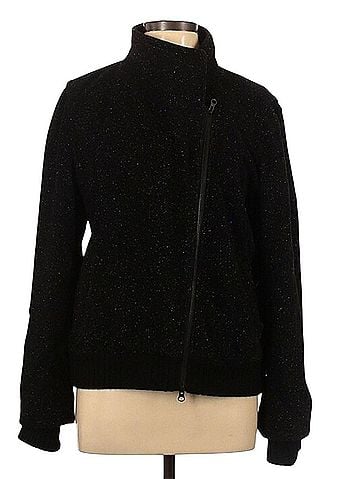 Eileen Fisher Marled Wool Asymmetrical Jacket (view 1)