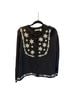 Orvis Floral Black White Cardigan Size L - photo 1