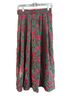 Pendleton Paisley Red Green Casual Skirt Size 6 - photo 1