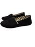 TOMS 100% Canvas Black Flats Size 8 1/2 - photo 2