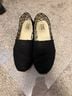 TOMS 100% Canvas Black Flats Size 8 1/2 - photo 5