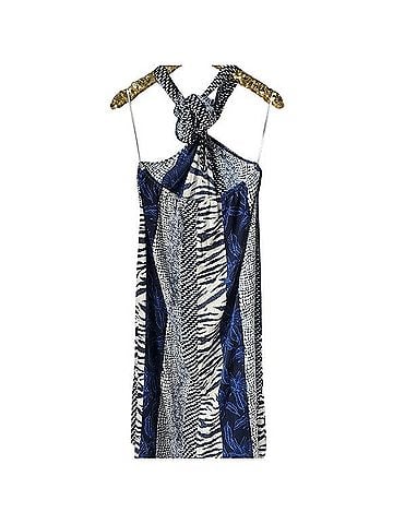 Banana Republic Twist Neck Midi Dress Casual Dress (view 2)