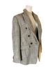 Banana Republic Houndstooth Green White Blazer Size 12 - photo 1